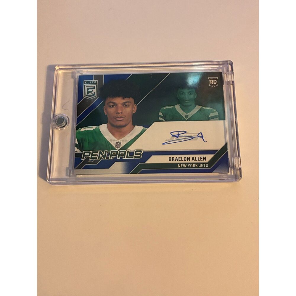 2024 Donruss Elite Braelon Allen Pen Pals RC On-Card Auto Jets